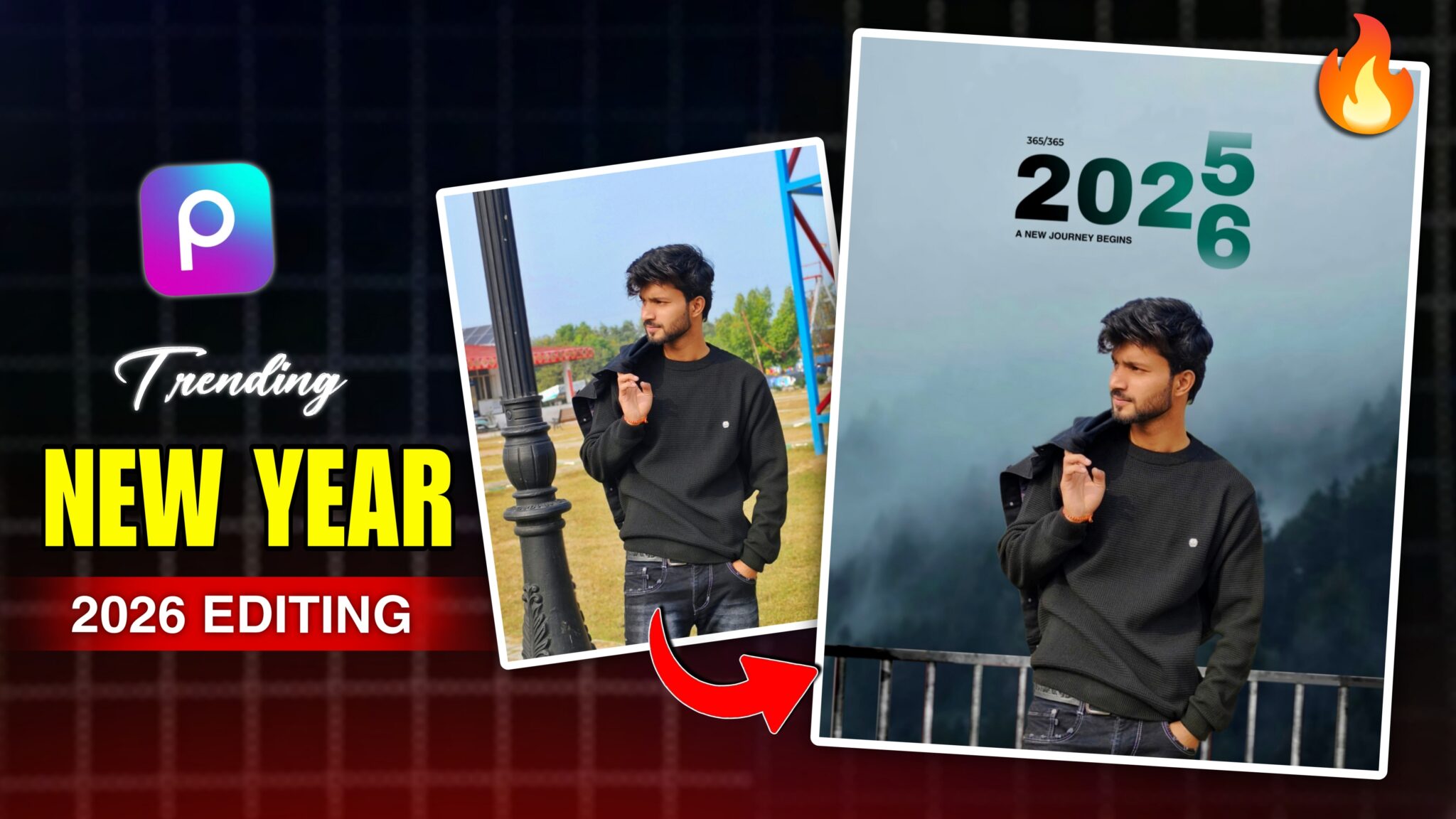 2026 New Year Photo Editing | New Year Photo Editing 2026 - VIPUL SQUAD