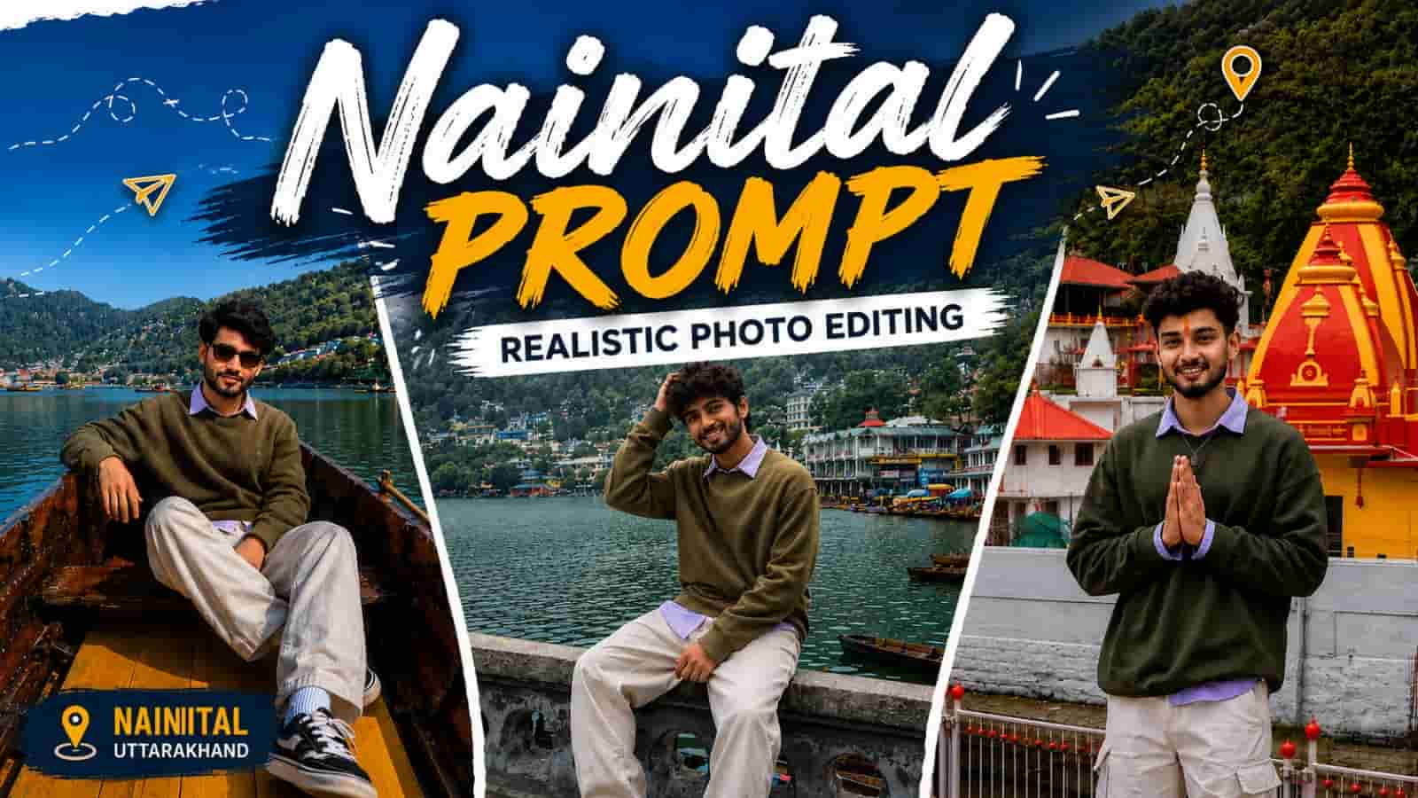 Viral Nainital Travel AI Photo Editing