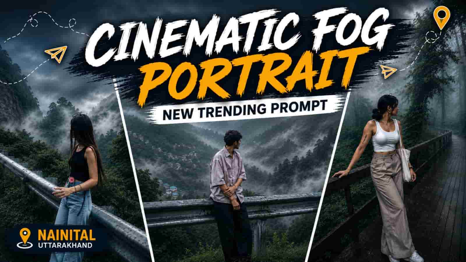 Cinematic Fog Portrait Prompt