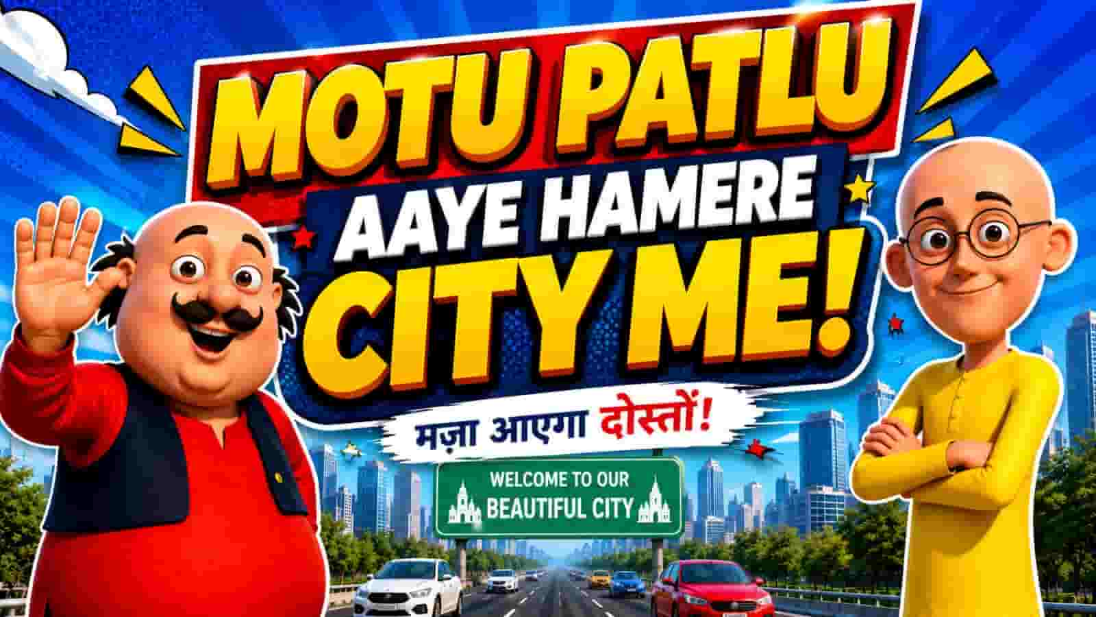 Viral Cartoon Motu Patlu AI Video Editing Prompt