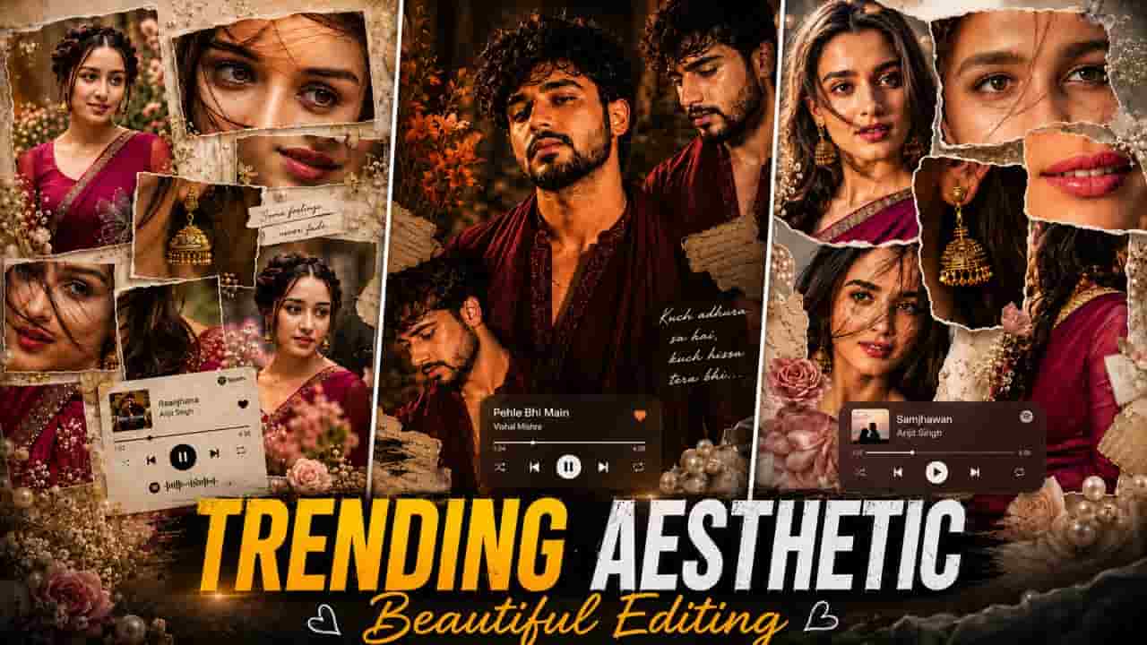 Trending Aesthetic Beautiful Girl AI Photo Editing