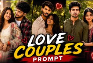 Viral Love Couple AI Photo Editing Prompt - Vipul Squad
